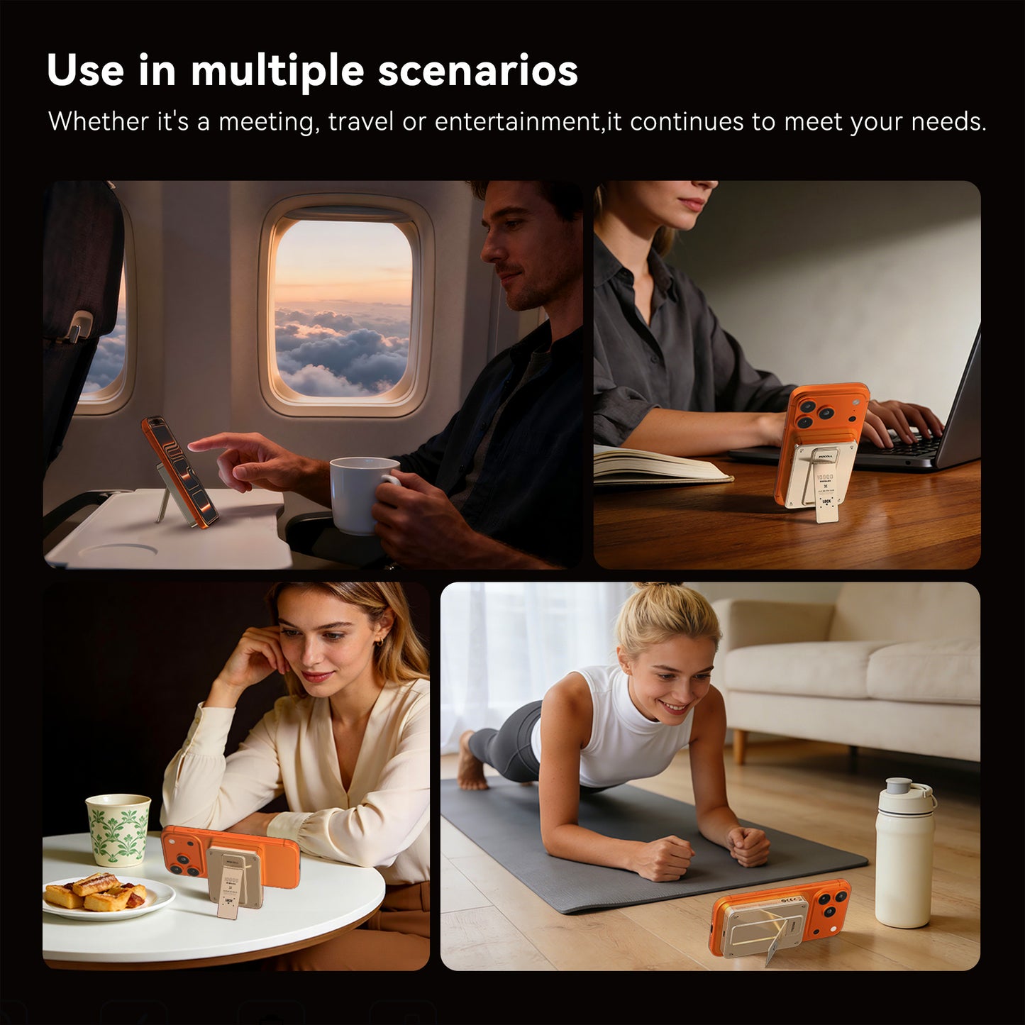 20W Portable Power Bank with Magnetic Wireless Charging