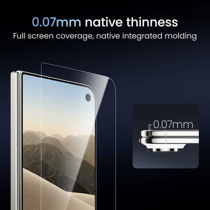 Master Series 0.07mm UTG Outer Screen Protector for iPhone Duo - edge profile