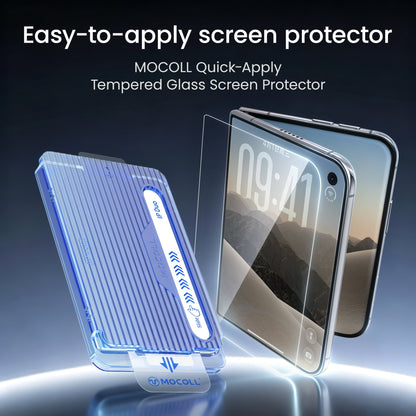 Master Series 0.07mm UTG Outer Screen Protector for iPhone Duo - installation