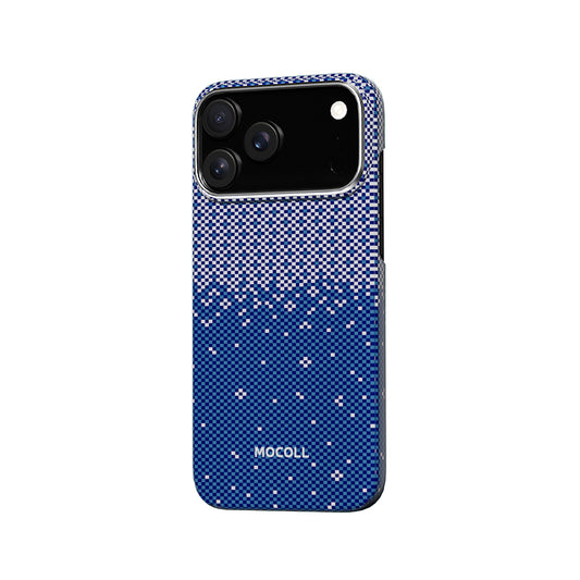 Kevlar Magnetic Circle  Case ( iPhone 17 Pro Max Blue )
