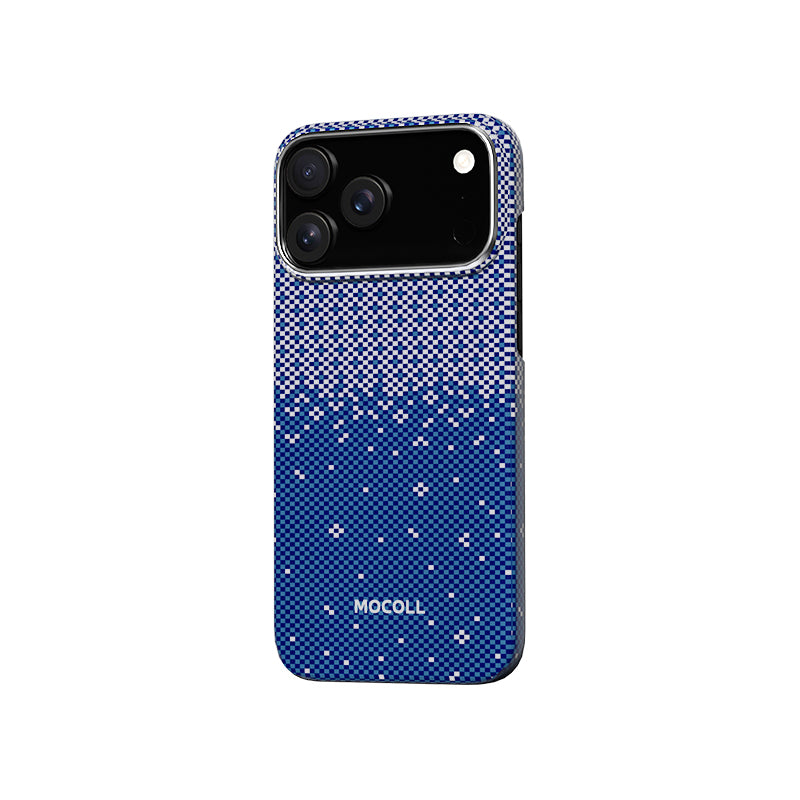 Kevlar Magnetic Circle  Case ( iPhone 17 Pro Blue )
