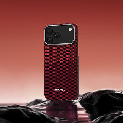 Kevlar Magnetic Circle  Case ( iPhone 17 Pro Red )